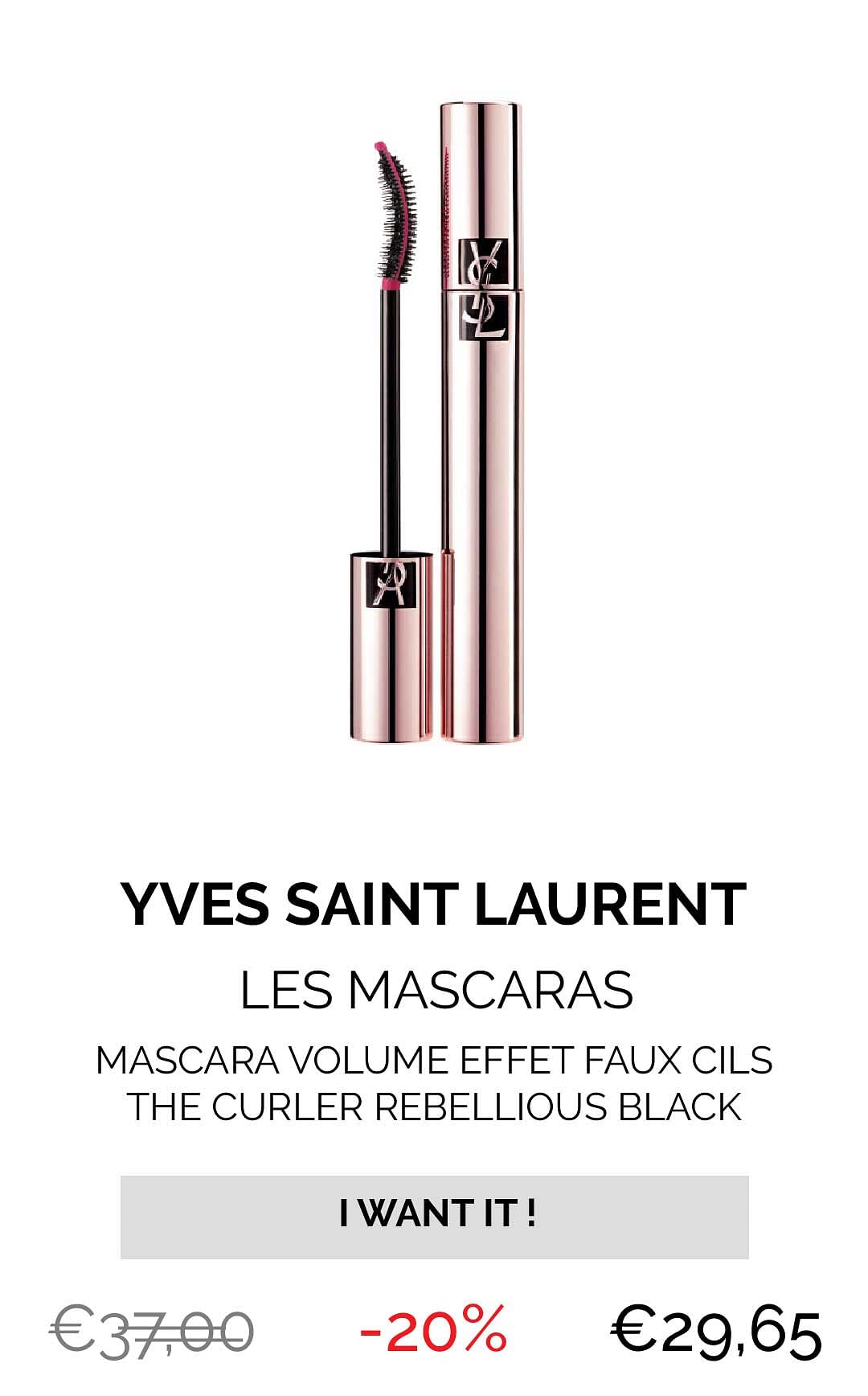 Yves Saint Laurent Mascara Volume Effet Faux Cils Flash Primer