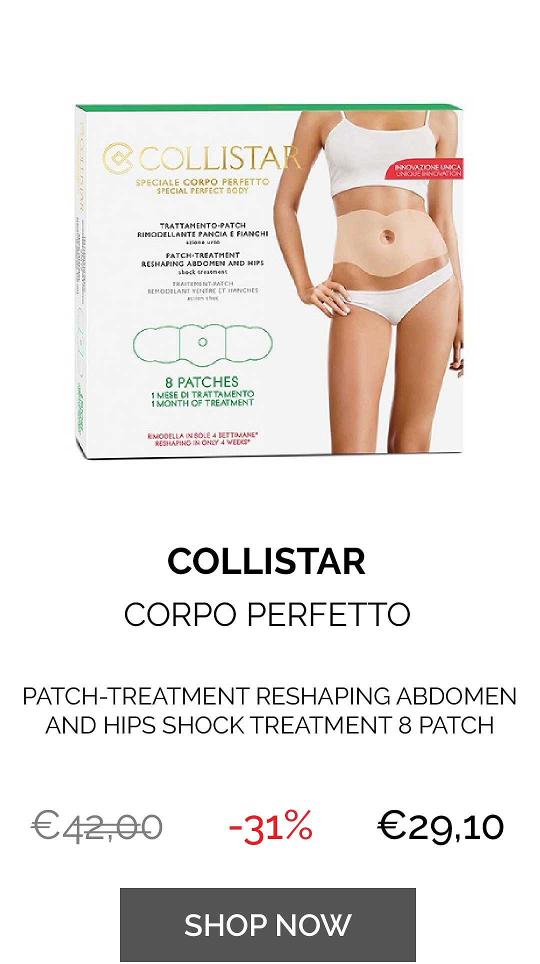 PATCH-TREATMENT RESHAPING ABDOMEN AND HIPS SHOCK TREATMENT 8 PATCH