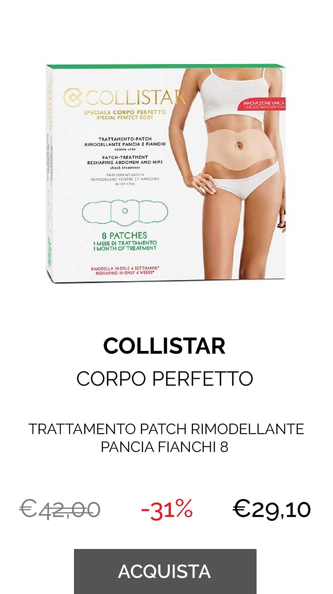 Collistar - TRATTAMENTO PANCIA/FIANCHI URTO 8 PATCH 