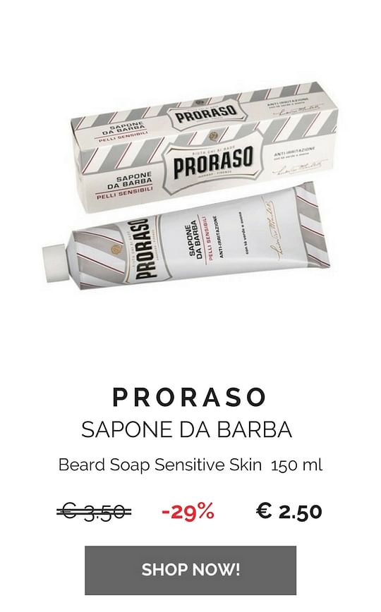 Proraso Beard Soap Sensitive Skin 150 ml