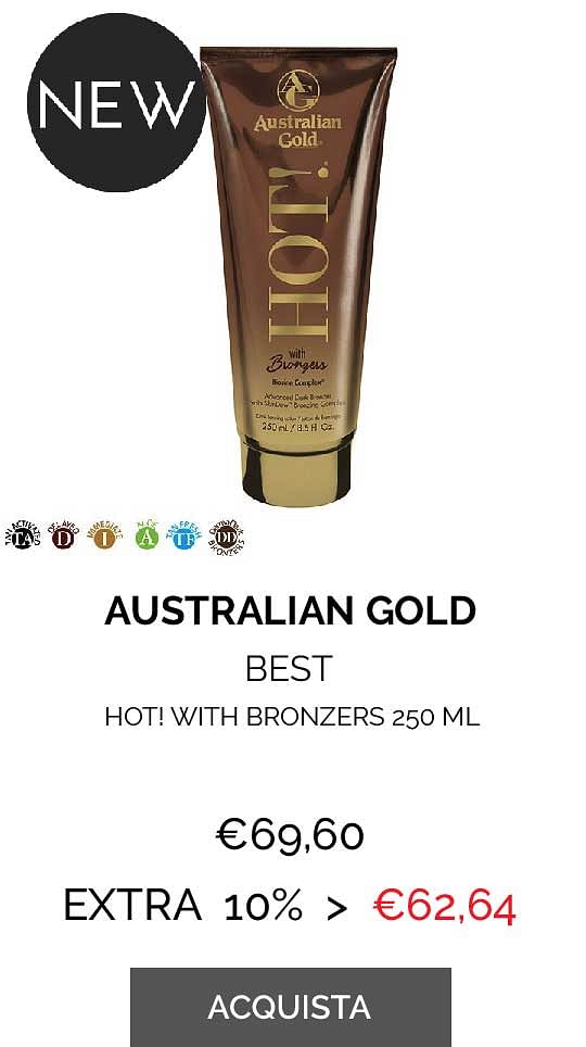 Australian Gold, Solari per pelle perfetta!