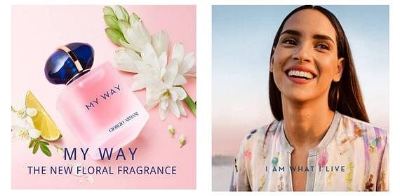 The new fragrance for summer My way floral by Armani