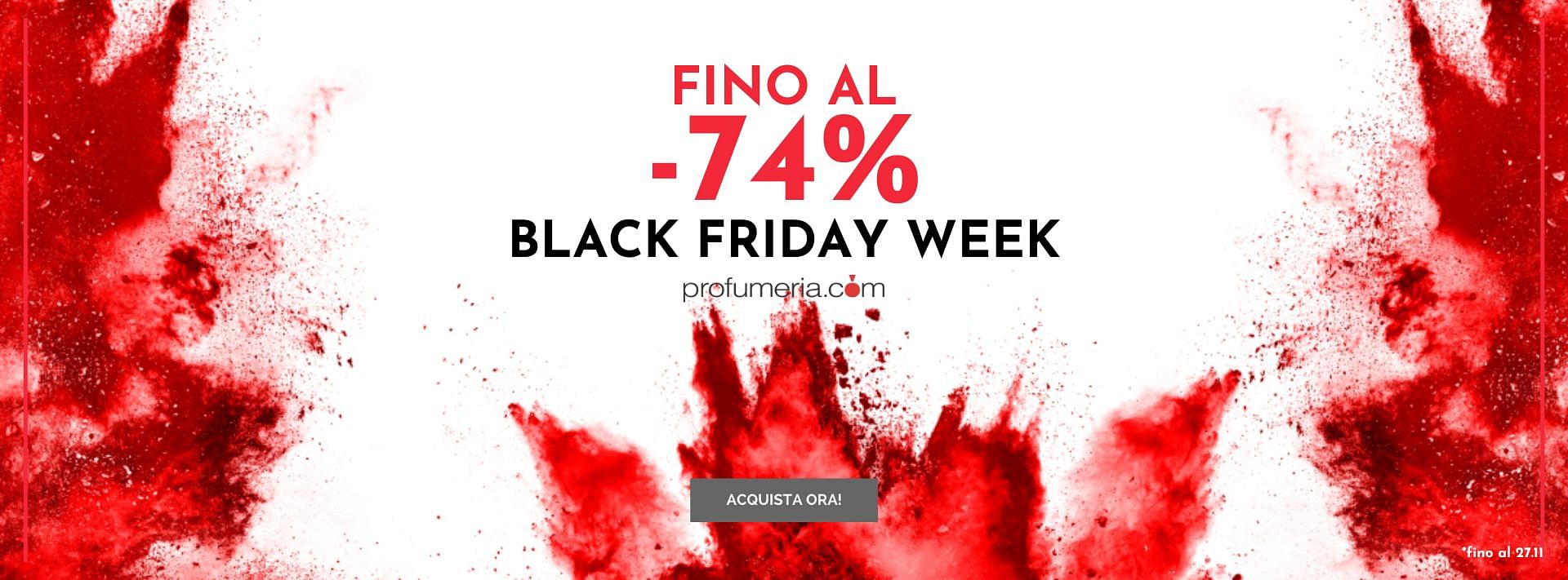 Discover the Black Friday discounts of Profumeria.com